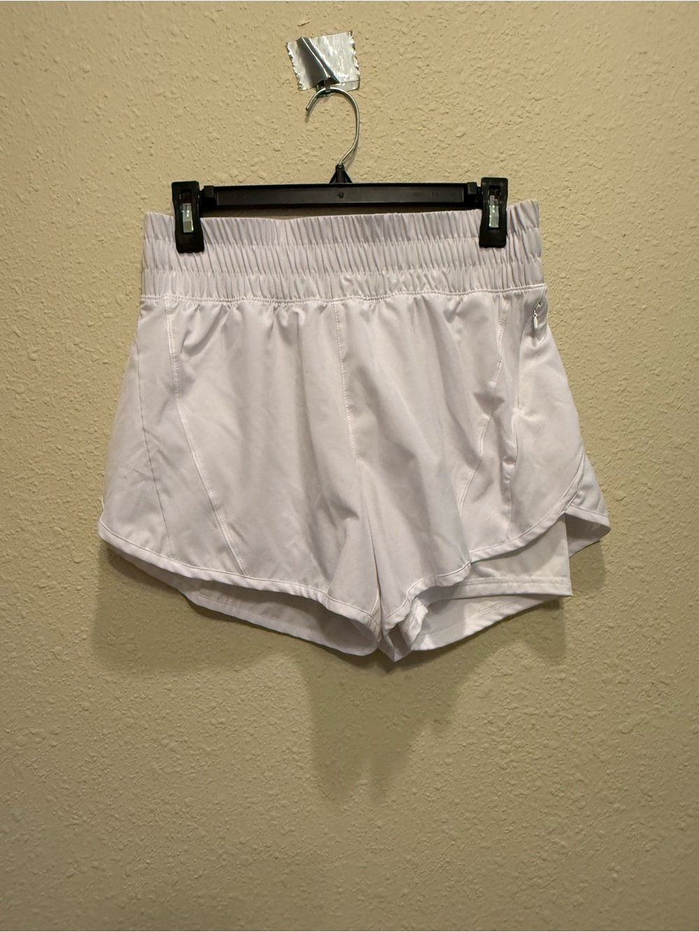 Avia White Women's Athletic Shorts with Elastic Waistband
